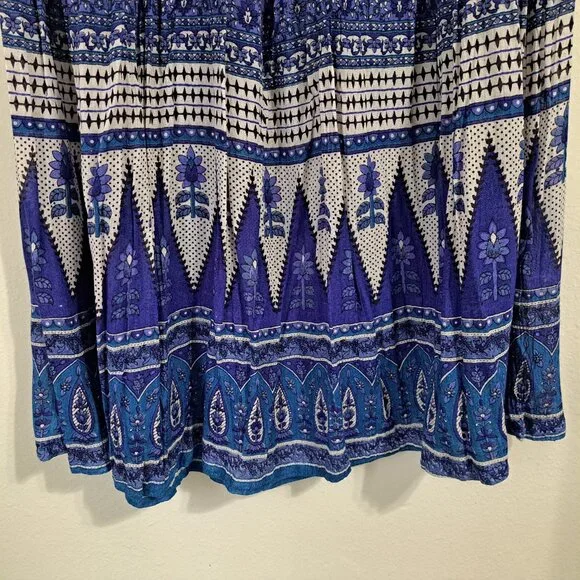 Cute Options Women's Floral Maxi Skirt Multicolor Free Size NWT - Picture 6 of 9